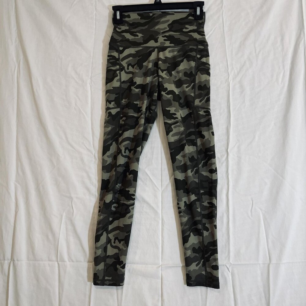 Colorfulkoala Leggings Womens Small Camo High Rise‎ Yoga Pants Pockets Athletic